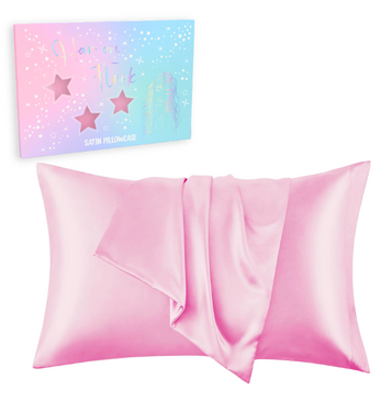 Luxe Satin Pillowcase (Pink)