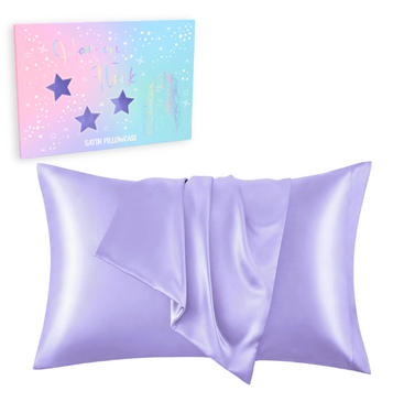 Luxe Satin Pillowcase (Purple)