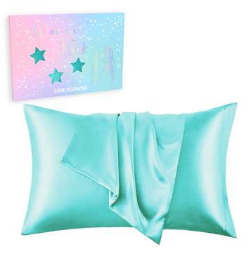 Luxe Satin Pillowcase (Turquoise)