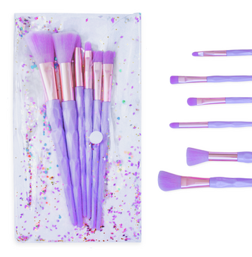 Purple Deluxe Make-up Brushes