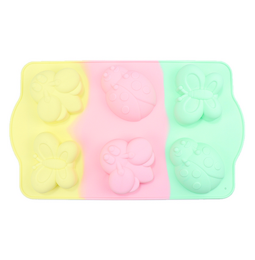 Ladybird-Shaped Silicone Baking Moulds