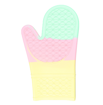 Rainbow Coloured Silicone Cooking Mitt