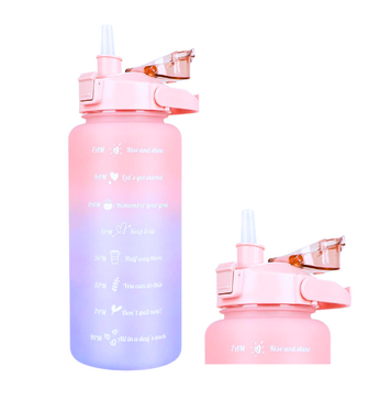 2L Ombre Drink Bottle (Pink / Purple)