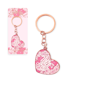 Rose Gold With Love Keyring (Pink)