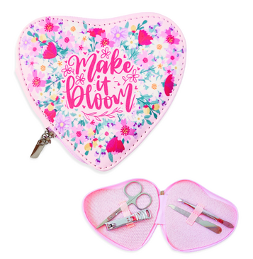 Heart-Shaped Manicure Set (Bloom)