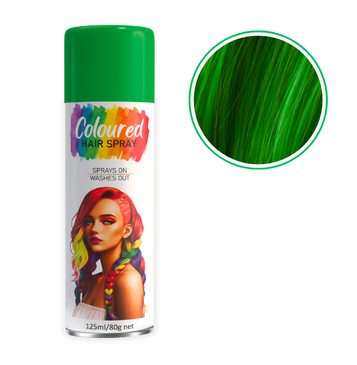 Coloured Hair Spray (Green)