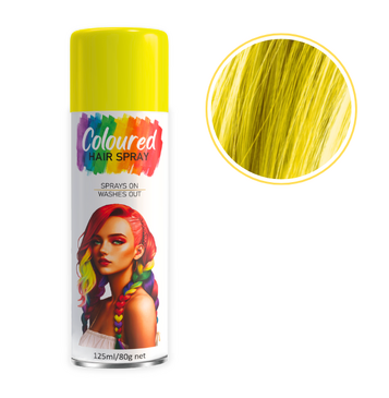 Coloured Hair Spray (Yellow)