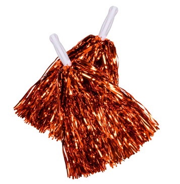 Metallic Pom Pom (Orange)