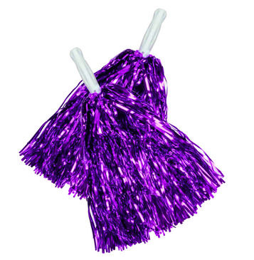 Metallic Pom Pom (Purple)