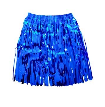 Tinsel Fringe Skirt (Blue)