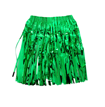 Tinsel Fringe Skirt (Green)