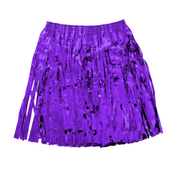 Tinsel Fringe Skirt (Purple)