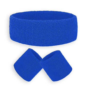 Sweat Band Set (Blue)