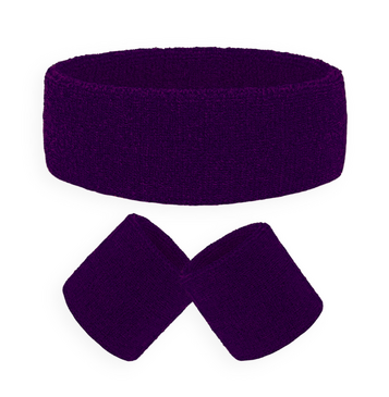 Sweat Band Set (Purple)