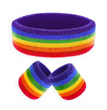 Sweat Band Set (Rainbow)