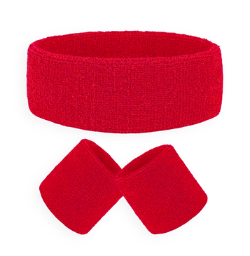 Sweat Band Set (Red)