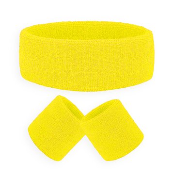 Sweat Band Set (Yellow)