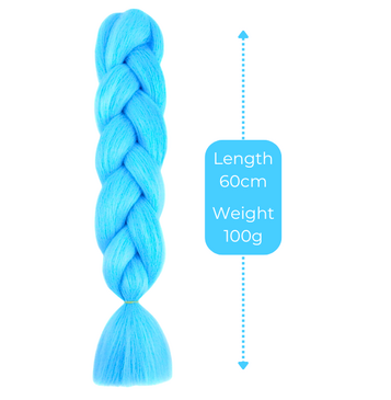 Jumbo Braid (Light Blue / Aqua)