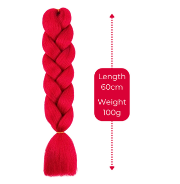 Jumbo Braid (Red)