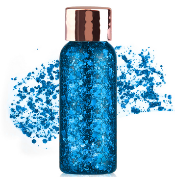 Blue Body Glitter Gel