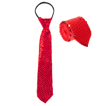 Red Sequin Tie