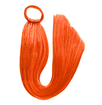 Tinsel Sports Carnival Ponytail (Orange)