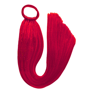 Tinsel Sports Carnival Ponytail (Red)