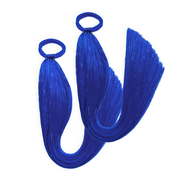 Tinsel Sports Carnival Pigtail Set (Blue)