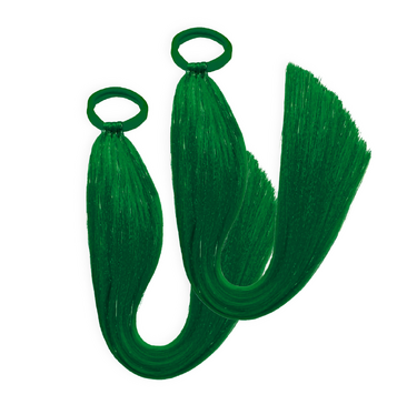 Tinsel Sports Carnival Pigtail Set (Green)