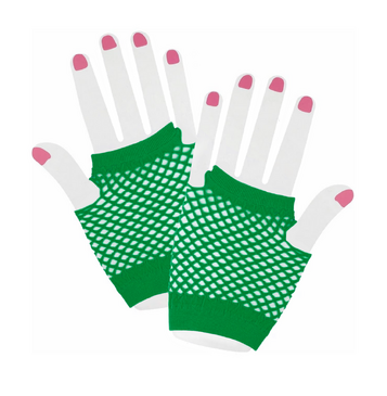 Fishnet Gloves (Green)