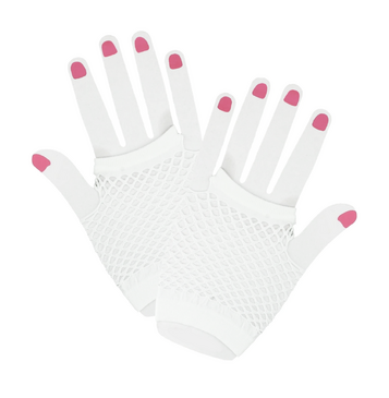 Fishnet Gloves (White)