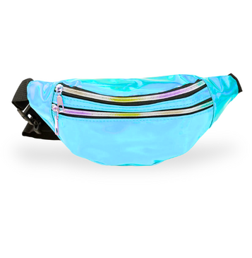 Holographic Bum Bag (Aqua)